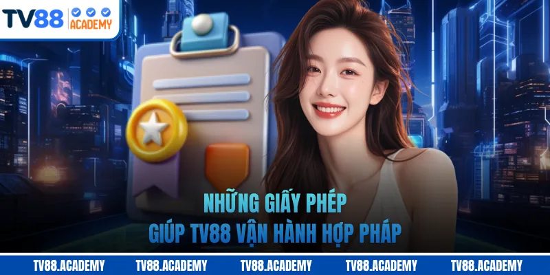 Những giấy phép giúp TV88 vận hành hợp pháp